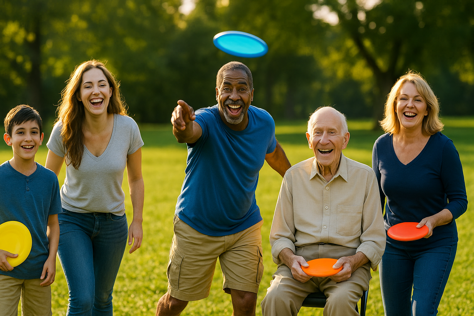 People enjoying healthy, meaningful lives together